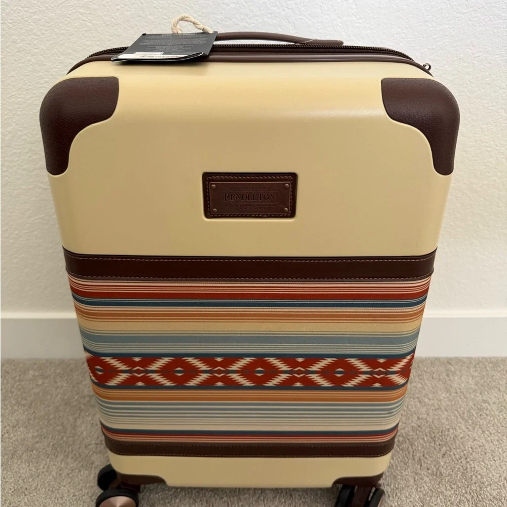 Pendleton Multi Color Mojave Luggage Set Carry On Spinner & Weekend Satchel! NEW - Picture 9 of 9